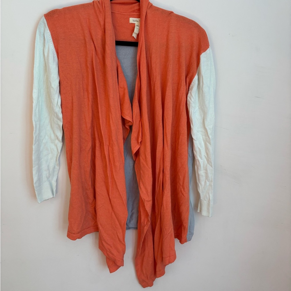 Matilda Jane Orange and White Cardigan